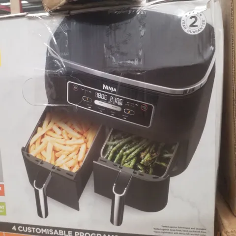 BOXED NINJA DUAL ZONE 7.6L AIR FRYER
