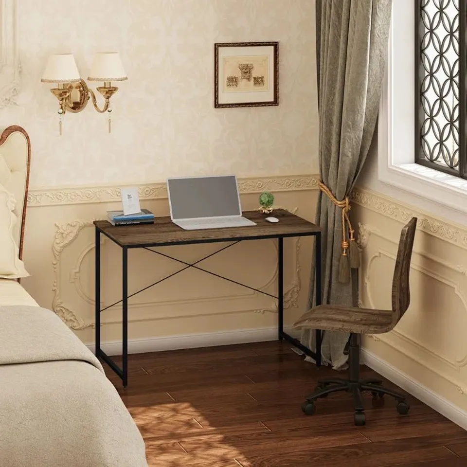 BOXED BELLVUE 110CM RECTANGULAR WRITING DESK