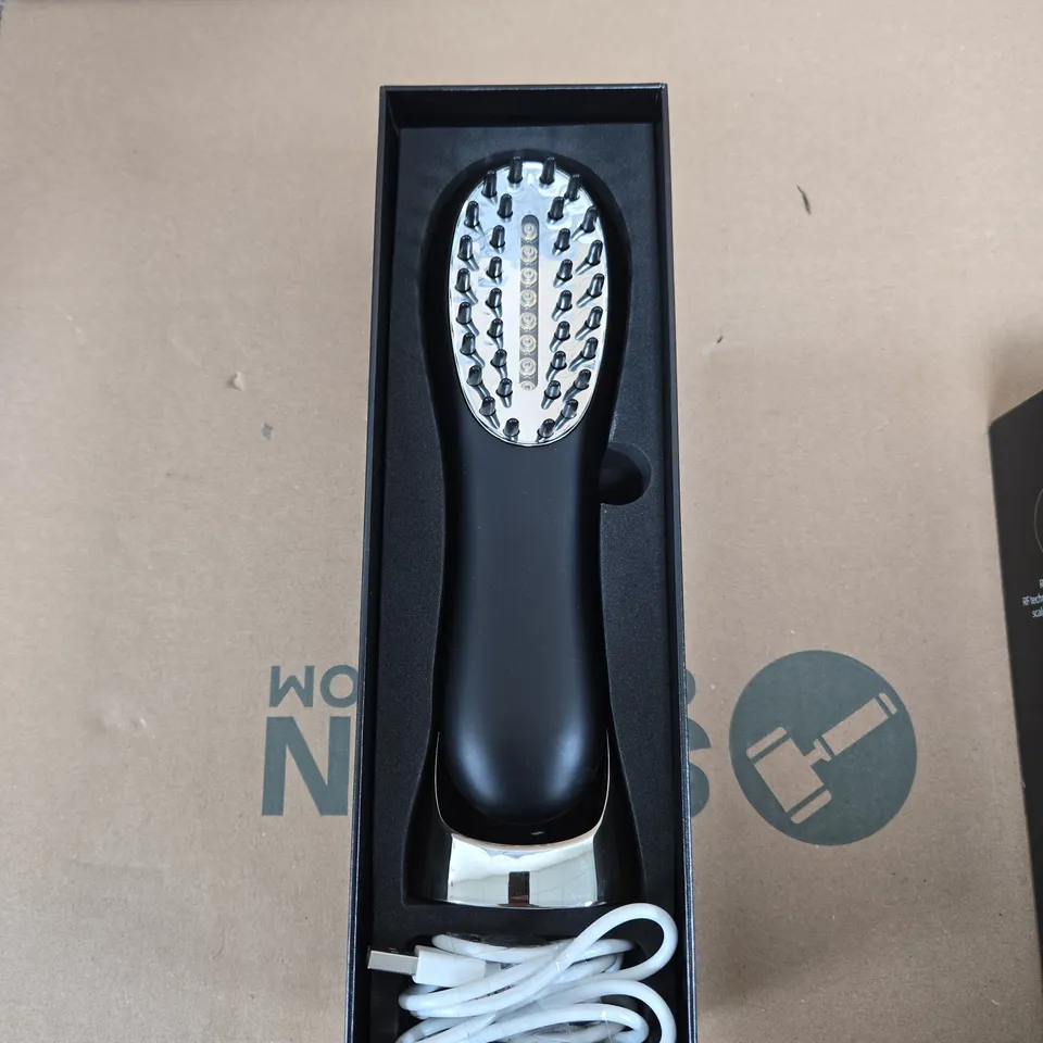 LUNAMOUR LASERBOOST+ RF SONIC & LL-LASER HAIR GROWTH BRUSH - BOXED 
