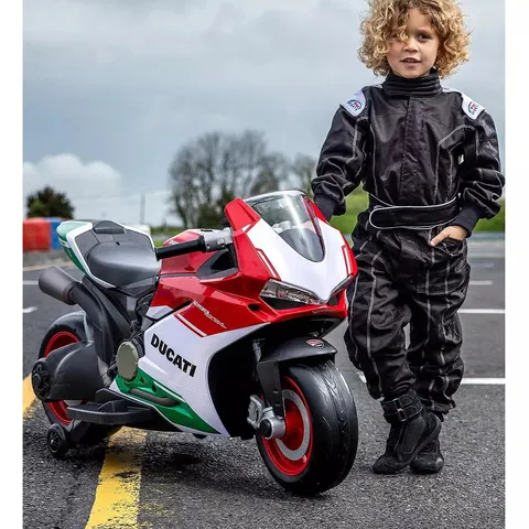 BOXED XOOTZ DUCATI KIDS ELECTRIC RIDE-ON MOTORBIKE