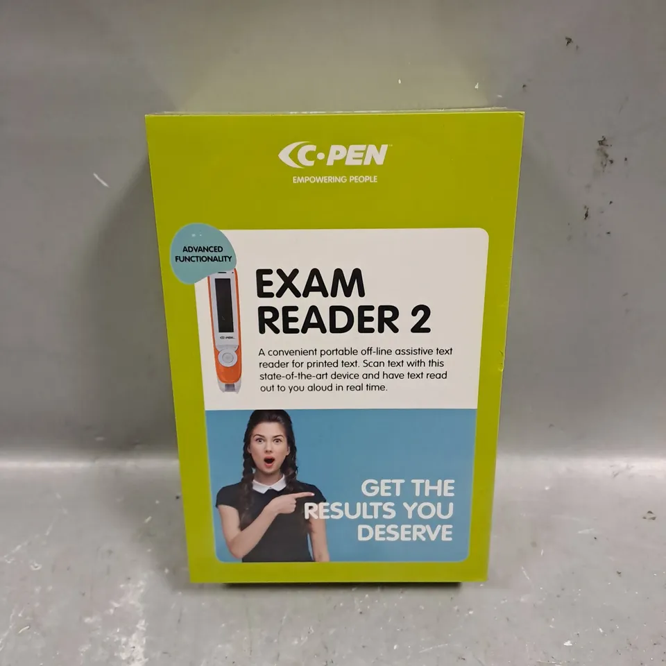 BOXED SEALED C-PEN TEXT TO SPEECH EXAM READER 2 