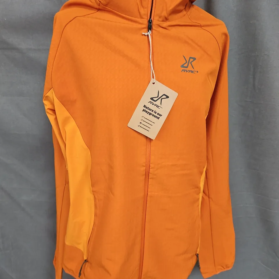 REVOLUTION RACE JACKET IN HAWAIIAN SUNSET/RUSSET ORANGE SIZE L