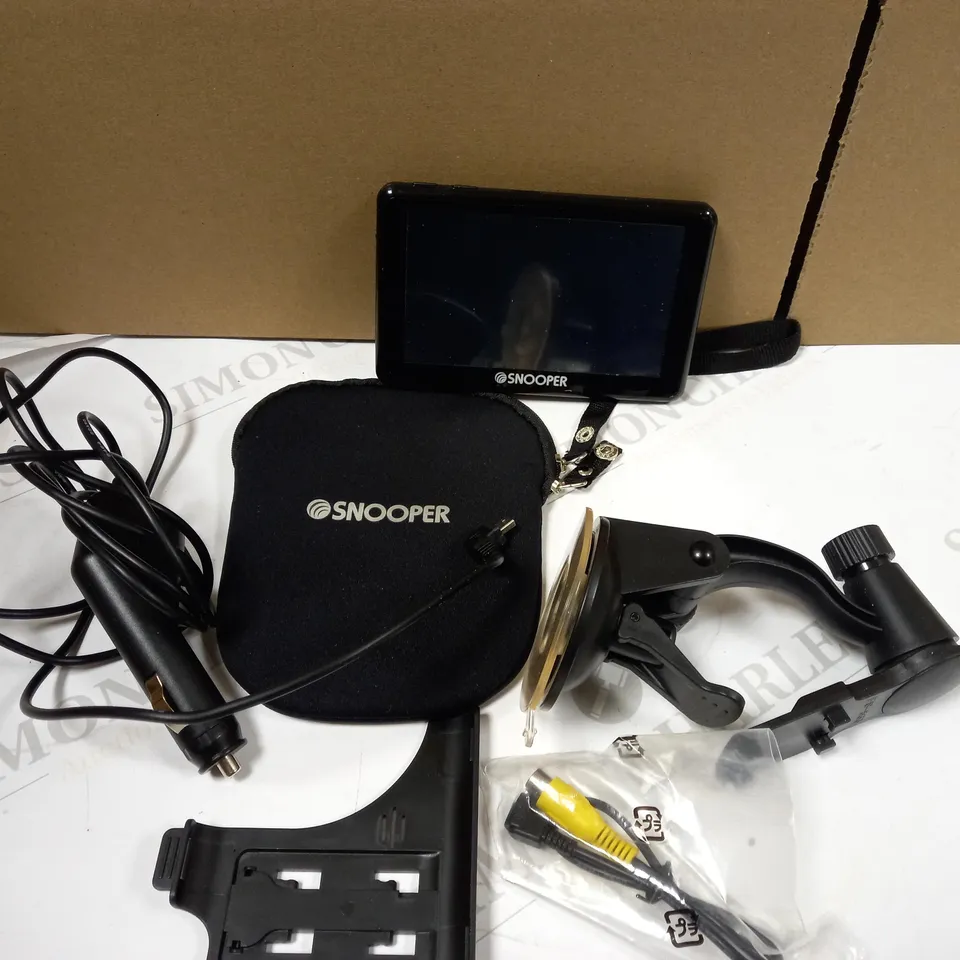 SNOOPER MY-SPEED DVR G3 5" 1080P FULL HD DASH CAM