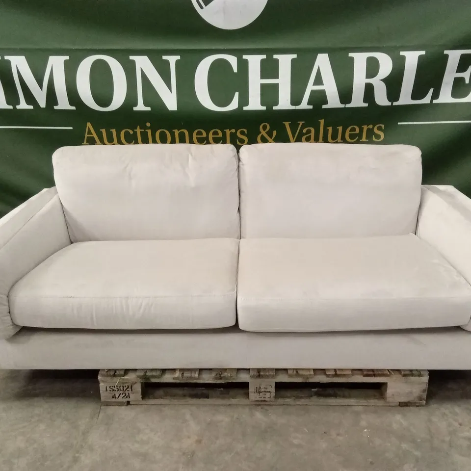 LUCIA 3 SEATER SOFA, CHAMPAGNE HOUSE VELVET