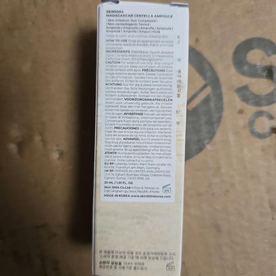 SKIN1004 MADAGASCAR CENTELLA AMPOULE 30 ML (BOXED)