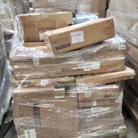PALLET OF ASSORTED HOUSEHOLD GOODS AND PRODUCTS TO INCLUDE;MAILBOX,SIDE TABLE,PET CAGE
