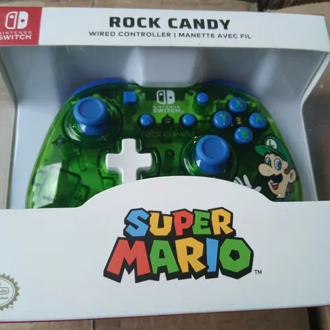 NINTENDO SWITCH ROCK CANDY WIRED CONTROLLER – SUPER MARIO EDITION, BOXED