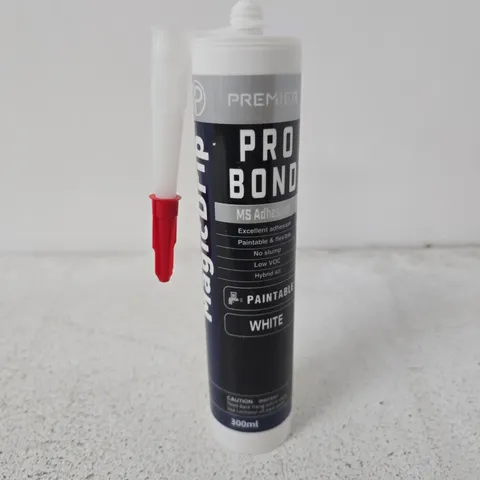 APPROXIMATELY 12 PREMIER MAGICDRIP PRO BOND MS ADHESIVE WHITE (300ML)