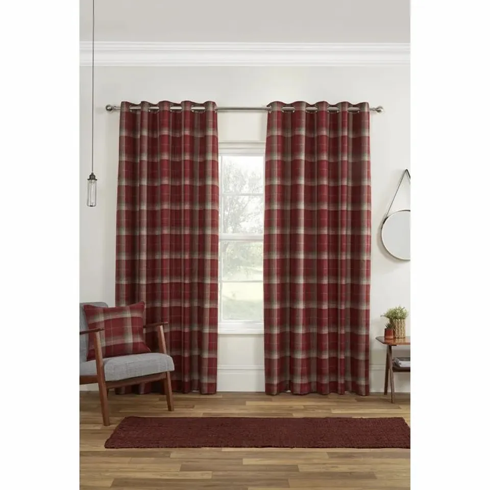 LEATHERMAN CARNOUSTIE EYELET BLACKOUT THERMAL CURTAINS 