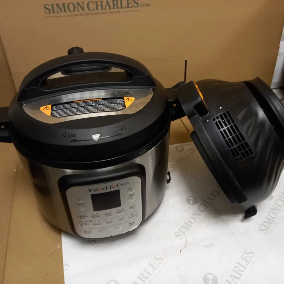 INSTANT POT DUO CRISP AIR FRYER MULTICOOKER