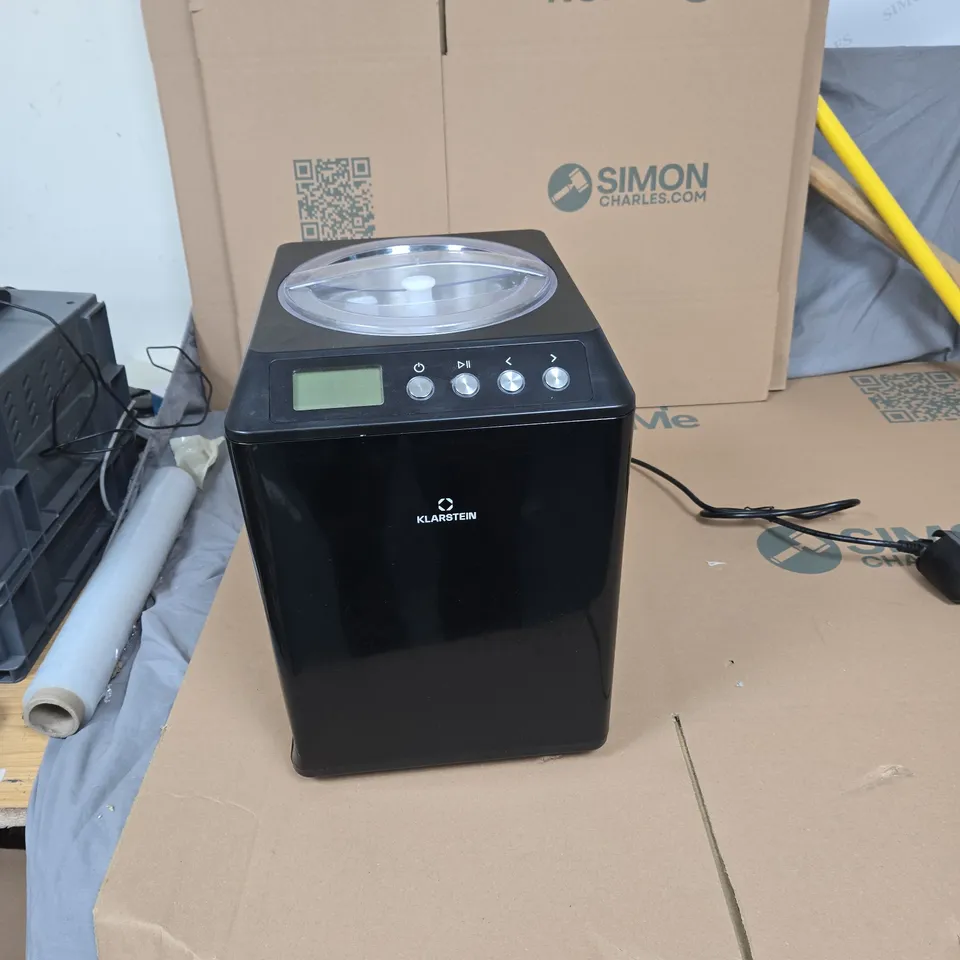 KLARSTEIN ICE CREAM MAKER - BLACK, 250W