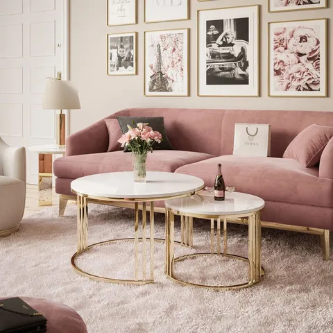 BOXED DINANT FRAME COFFEE TABLE