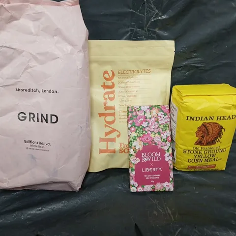APPROXIMATELY 5 ASSORTED FOOD &DRINK ITEMS TO INCLUDE - SLIM FAST, GRIND COFFEE AND CHOCOLATE  - COLLECTION ONLY