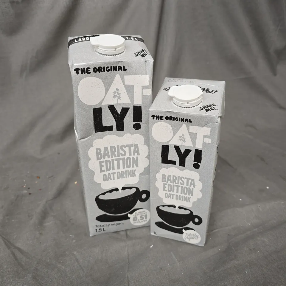 5 OATLY BARISTA EDITION OAT DRINKS (1.5 & 1L)