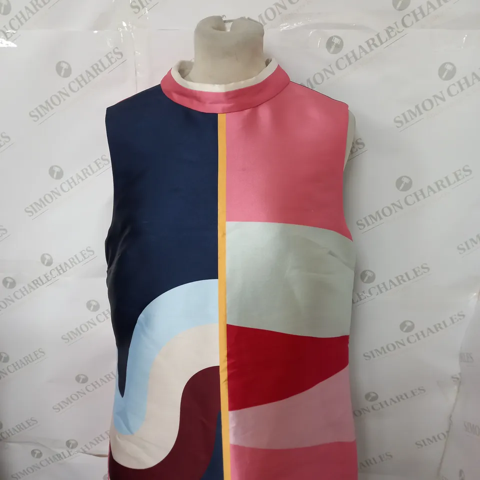 TED BAKER ZIPPED OCCASSIONAL DRESS SIZE 3