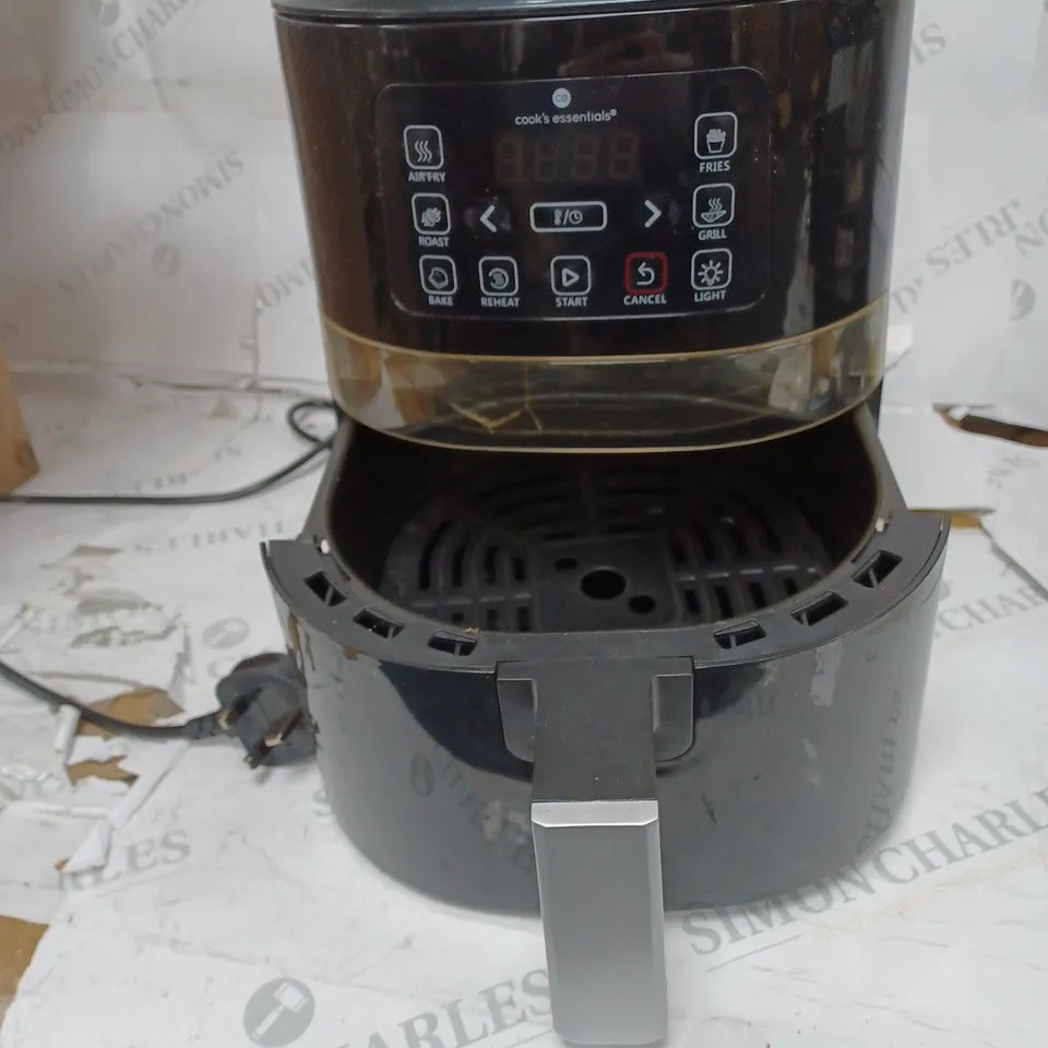 COOK'S ESSENTIALS AIR FRYER - BLACK