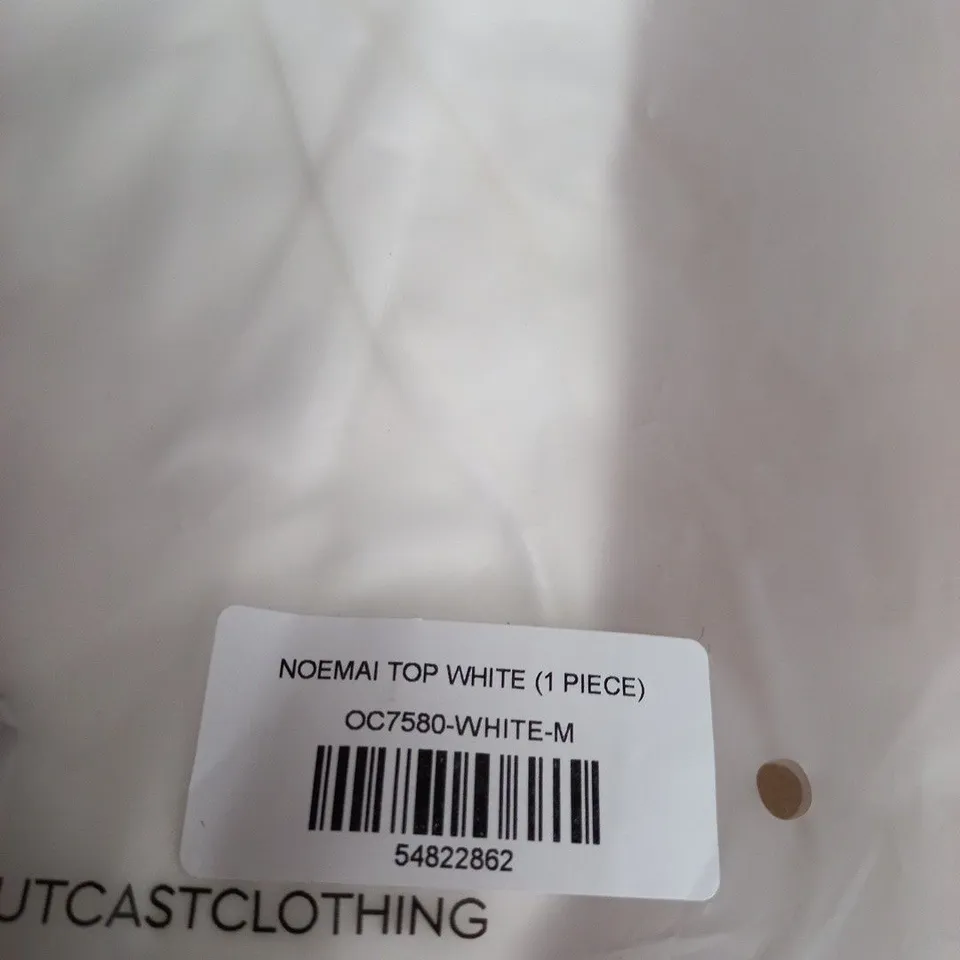 OUTCAST CLOTHING NOEMAI TOP – WHITE, SIZE M