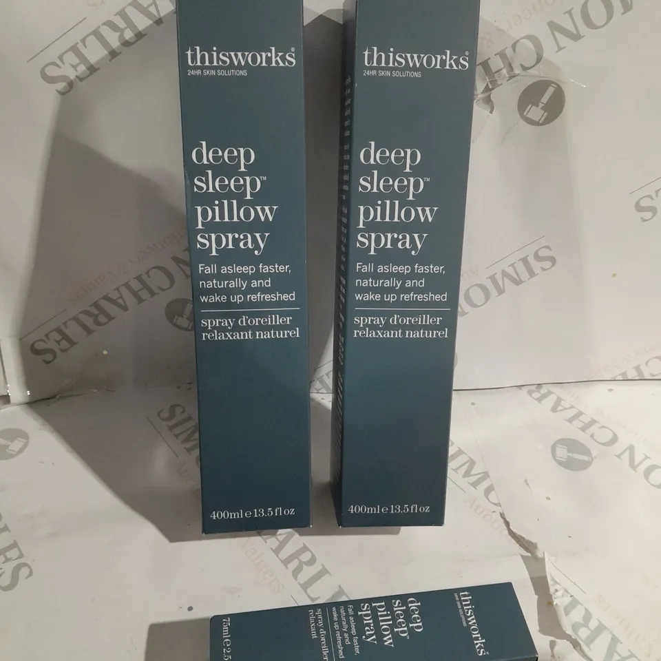 BOXED THISWORKS DEEP SLEEP PILLOW SPRAY SET