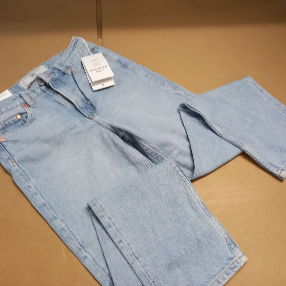 H&M SLM HIGH WAIST JEANS - UK 6