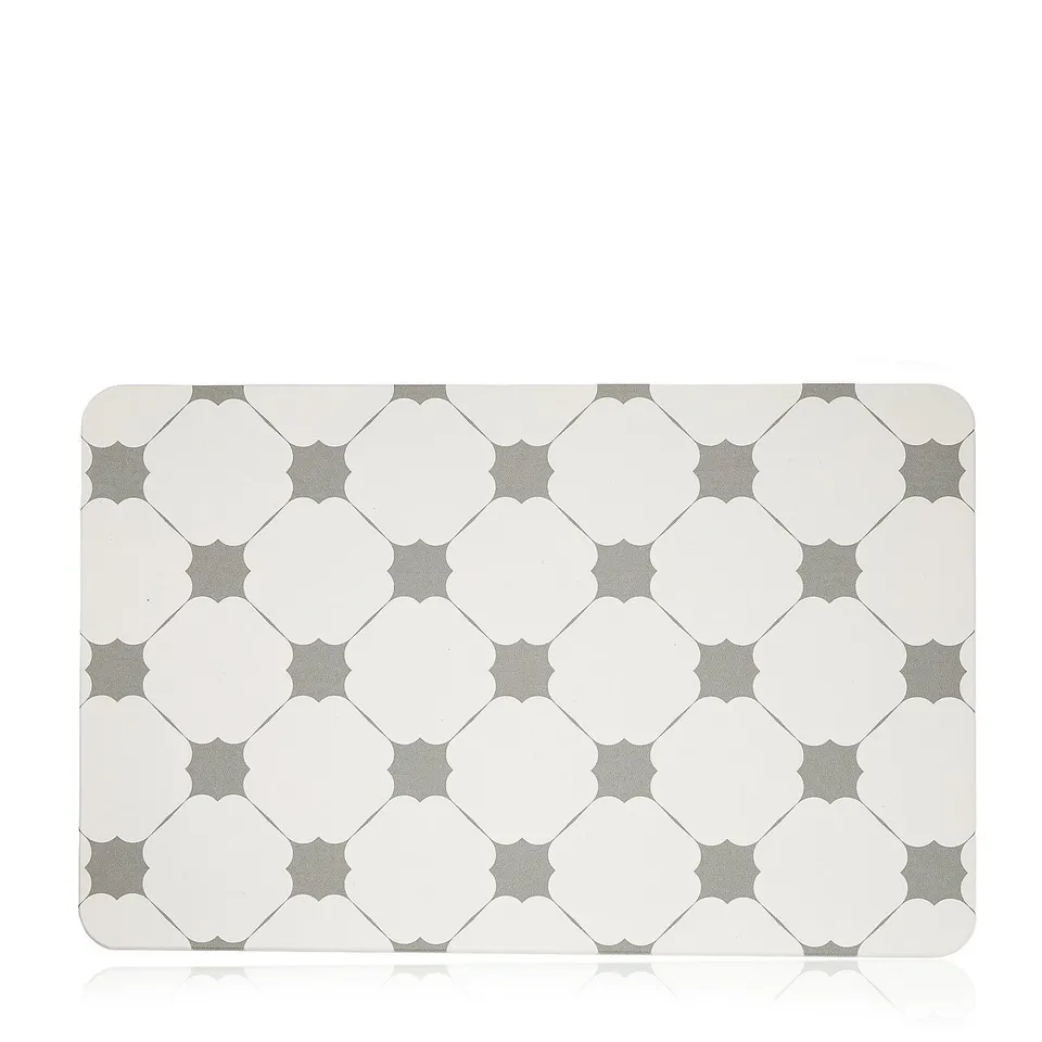 SIMPLI SET OF 1 QUICK DRYING STONE BATH MAT GREY