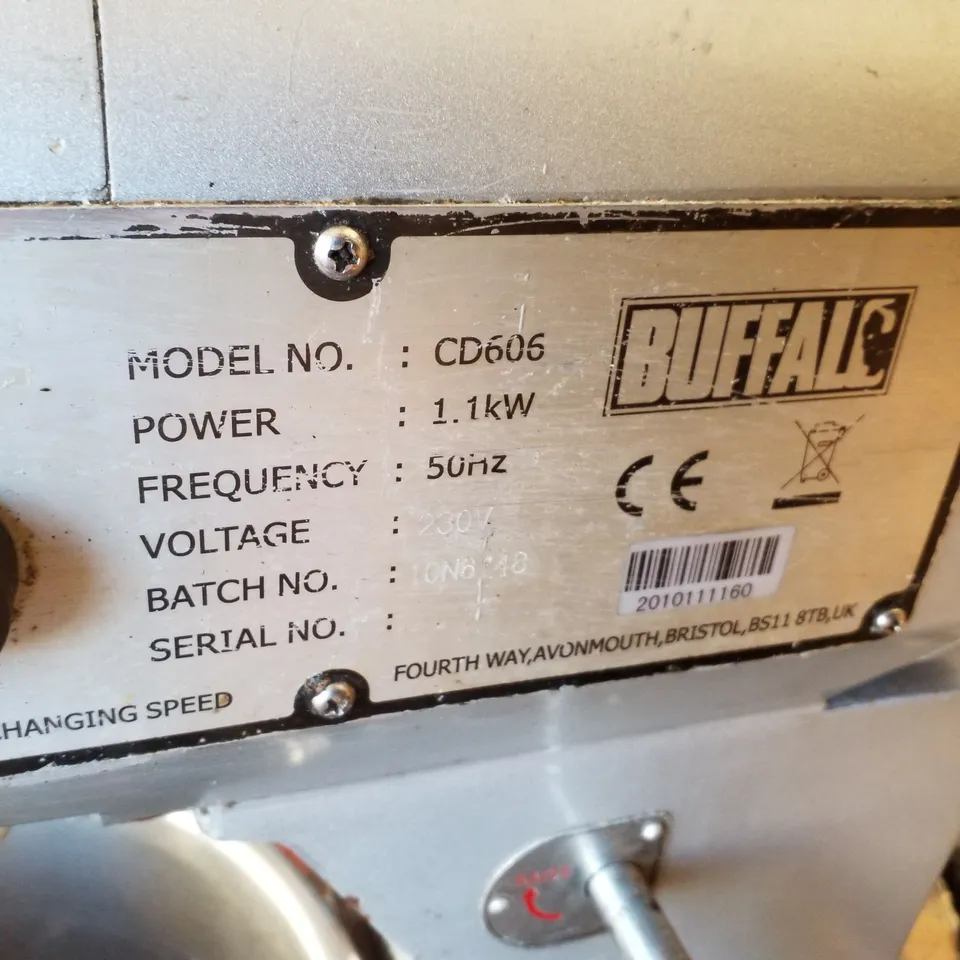 BUFFALO CD606 20 LITRE PLANETARY MIXER 