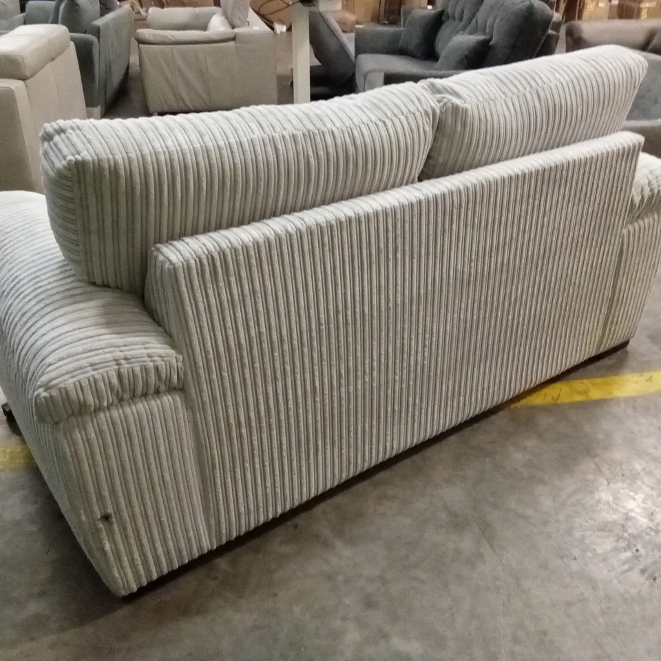 AMALFI STANDARD BACK FABRIC 2 SEATER SOFA - SILVER RRP £499