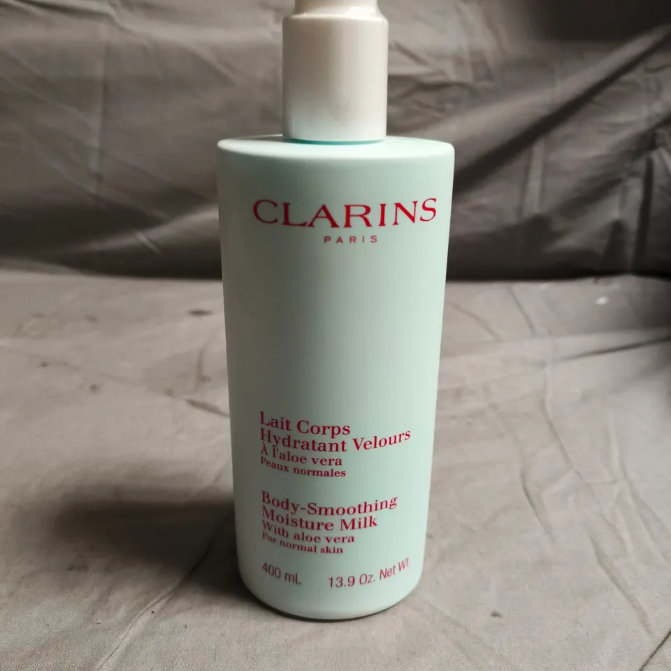 CLARINS PARIS LAIT CORPS HYDRATANT VELOURS BODY MOISTURISING MILK WITH ALOE VERA – 400 ML