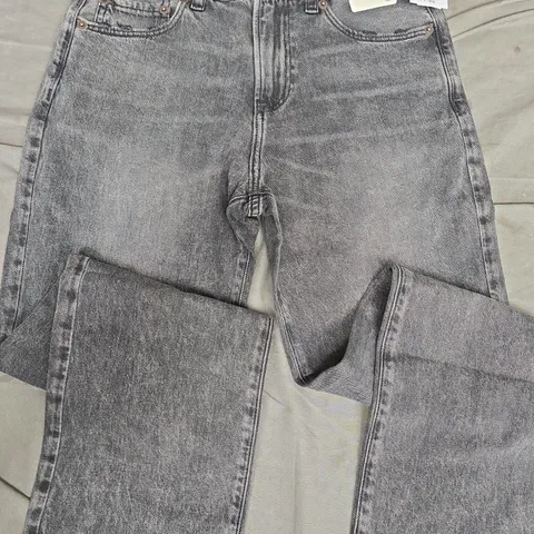 ABERCROMBIE & FITCH LOOSE JEANS IN WASHED BLACK - 13/14 REG