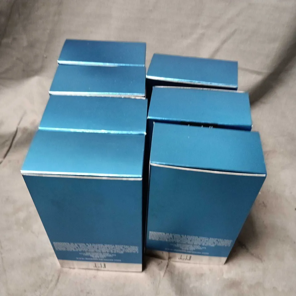 LOT OF 7 DUNHILL DESIRE BLUE 100ML EAU DE TOILETTES 
