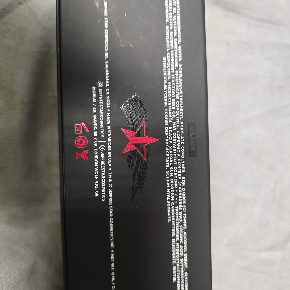 FCKPROOF COSMETICS BOX – BLACK PACKAGING WITH RED VERTICAL LETTERING