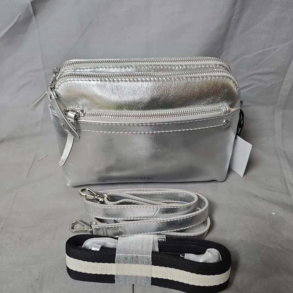 OSPREY LONDON LADIES HANDBAG - SILVER
