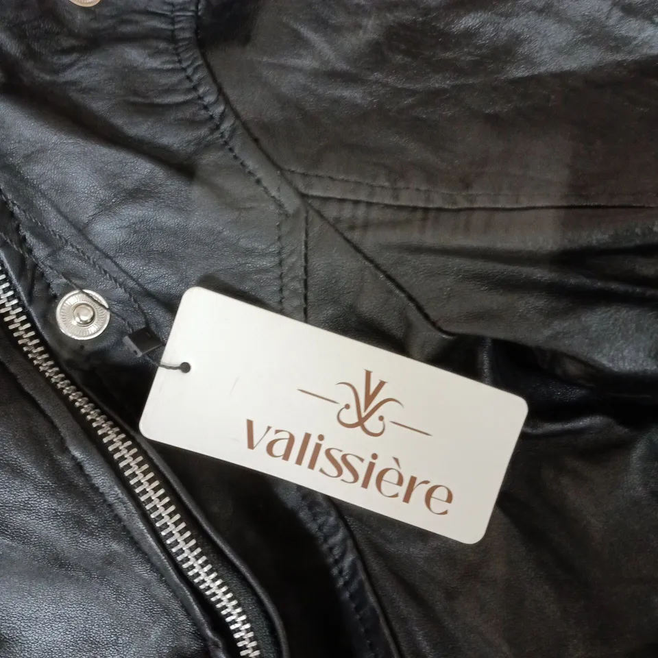 VALISSIÈRE LEATHER JACKET – WOMEN'S, UK SIZE L 