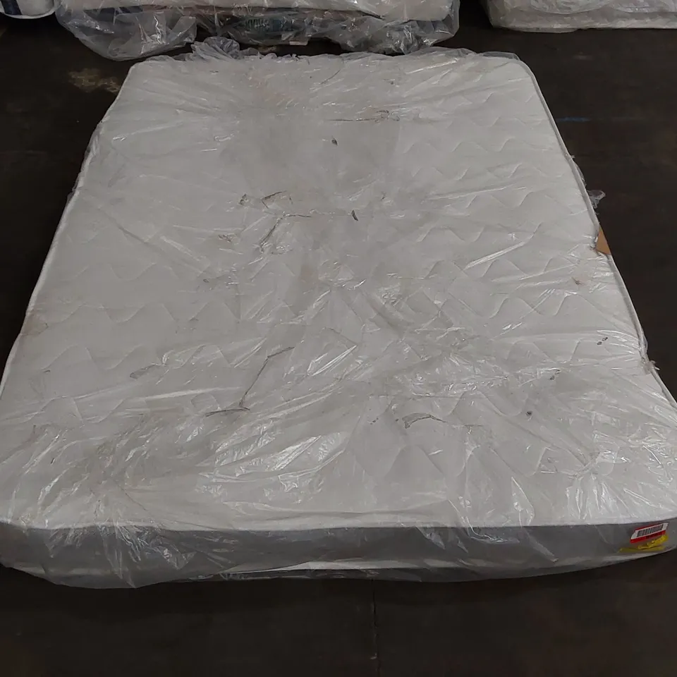 QUALITY BAGGED HYBRID MEMORY FOAM NATURAL OPEN COIL 5FT KING SIZED MATTRESS 