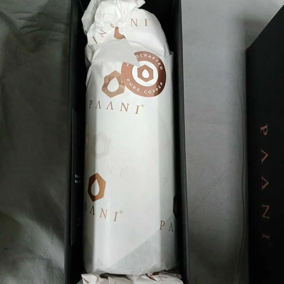 PAANI PURE COPPER WATER BOTTLE – BOXED