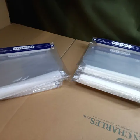 LOT OF APPROX 11 PACKAGED FACE SHIELD PRROTECTION