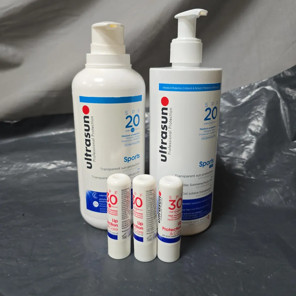  8 ASSORTED ULTRASUN PRODUCTS BOXED