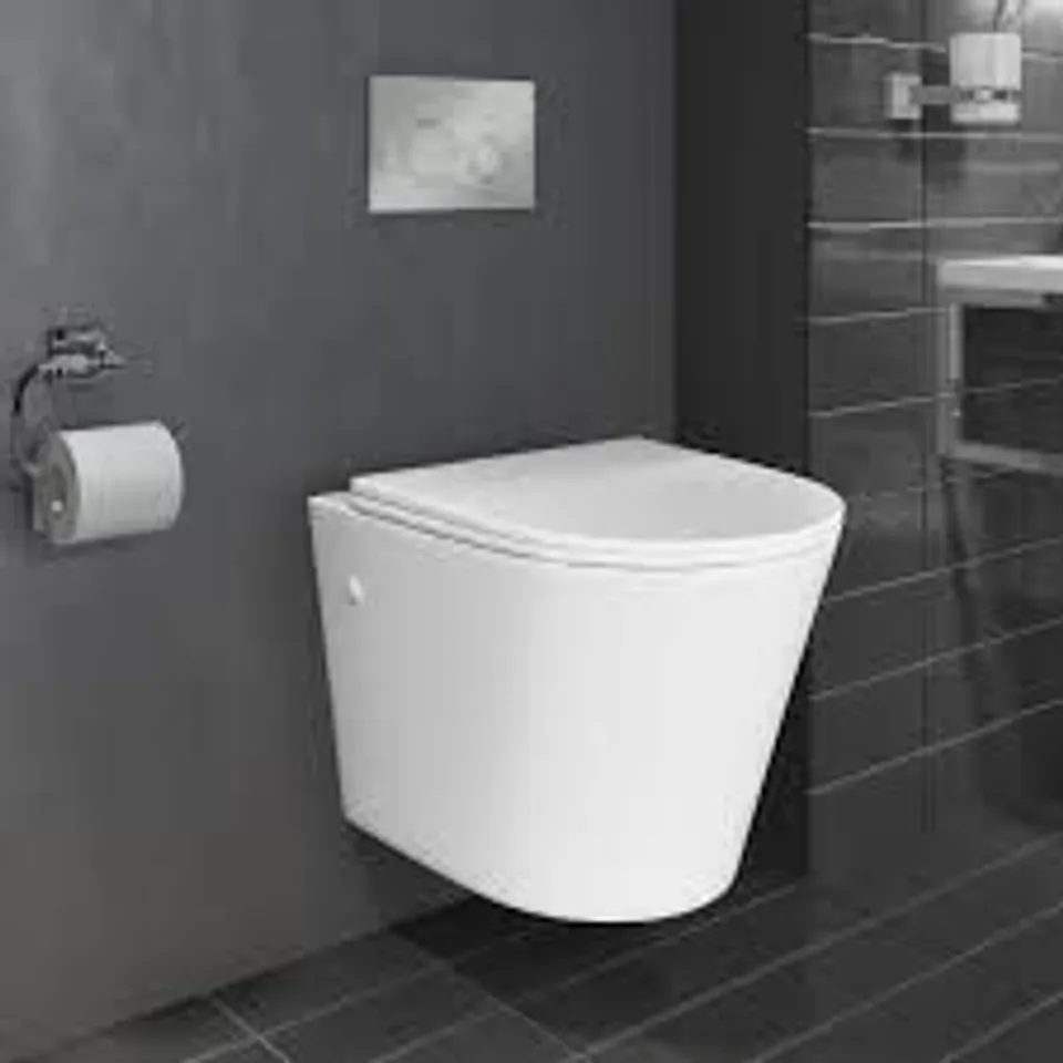 BOXED VERONA WALL HUNG TOILET MATT WHITE