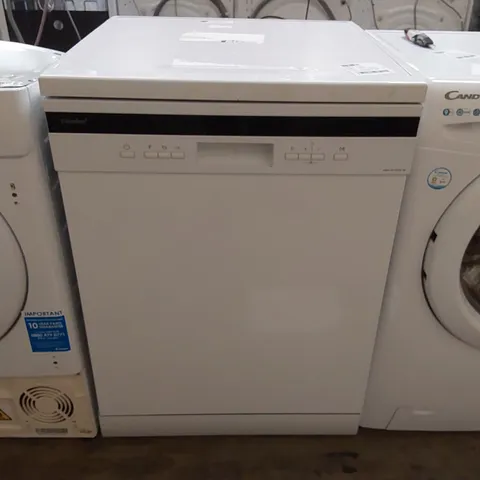 COMFEE' FREESTANDING DISHWASHER FD1435E-W WITH 14 PLACE SETTINGS, FULL SIZE, 44DB, WIDE LED DISPLAY, DELAY START, HALF LOAD FUNCTION, FLEXIBLE RACKS, WHITE (KWH-FD1435E-W) [ENERGY CLASS D]