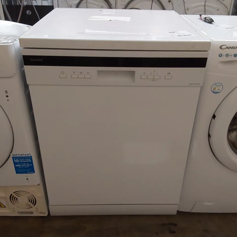 COMFEE' FREESTANDING DISHWASHER FD1435E-W WITH 14 PLACE SETTINGS, FULL SIZE, 44DB, WIDE LED DISPLAY, DELAY START, HALF LOAD FUNCTION, FLEXIBLE RACKS, WHITE (KWH-FD1435E-W) [ENERGY CLASS D]