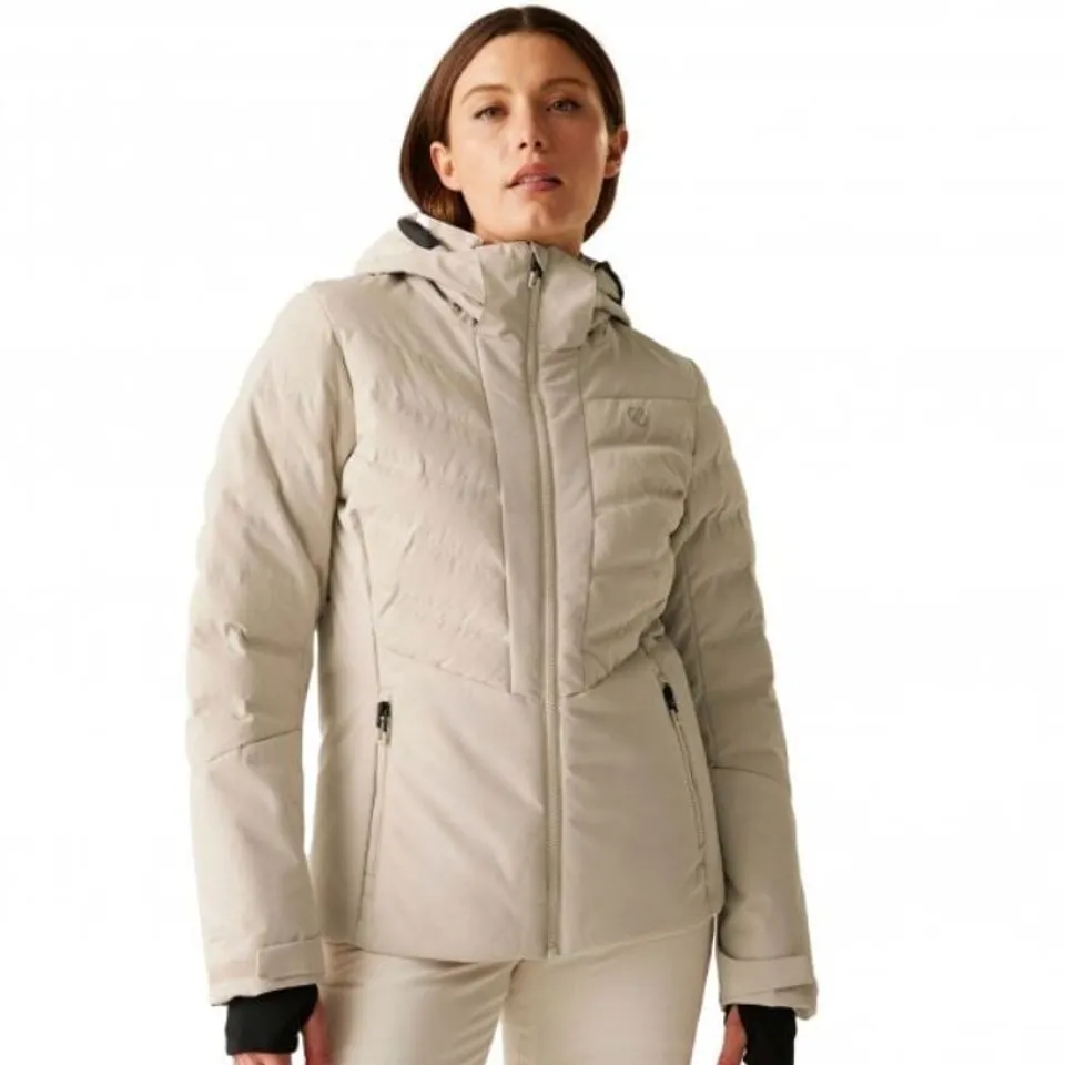 FOUR BRAND NEW DARE2B WOMEN'S GLIDING WATERPROOF SKI JACKET | GREY MORNING