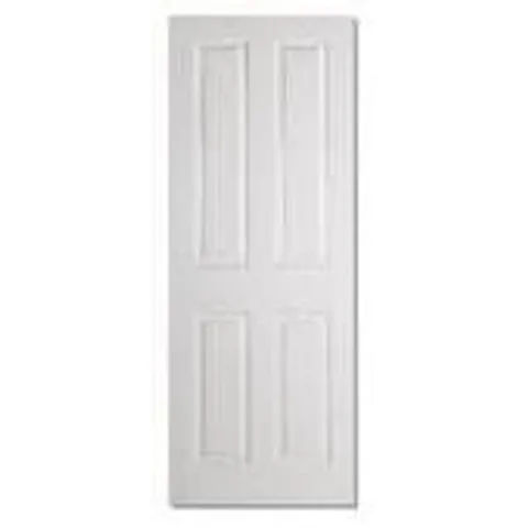 MAYFAIR 4 PANEL WHITE INTERNAL DOOR - 78" x 30" x 3.5cm