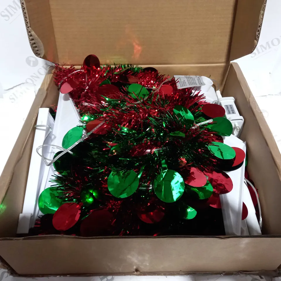 HOME REFLECTIONS POP UP 5FT TINSEL TREE