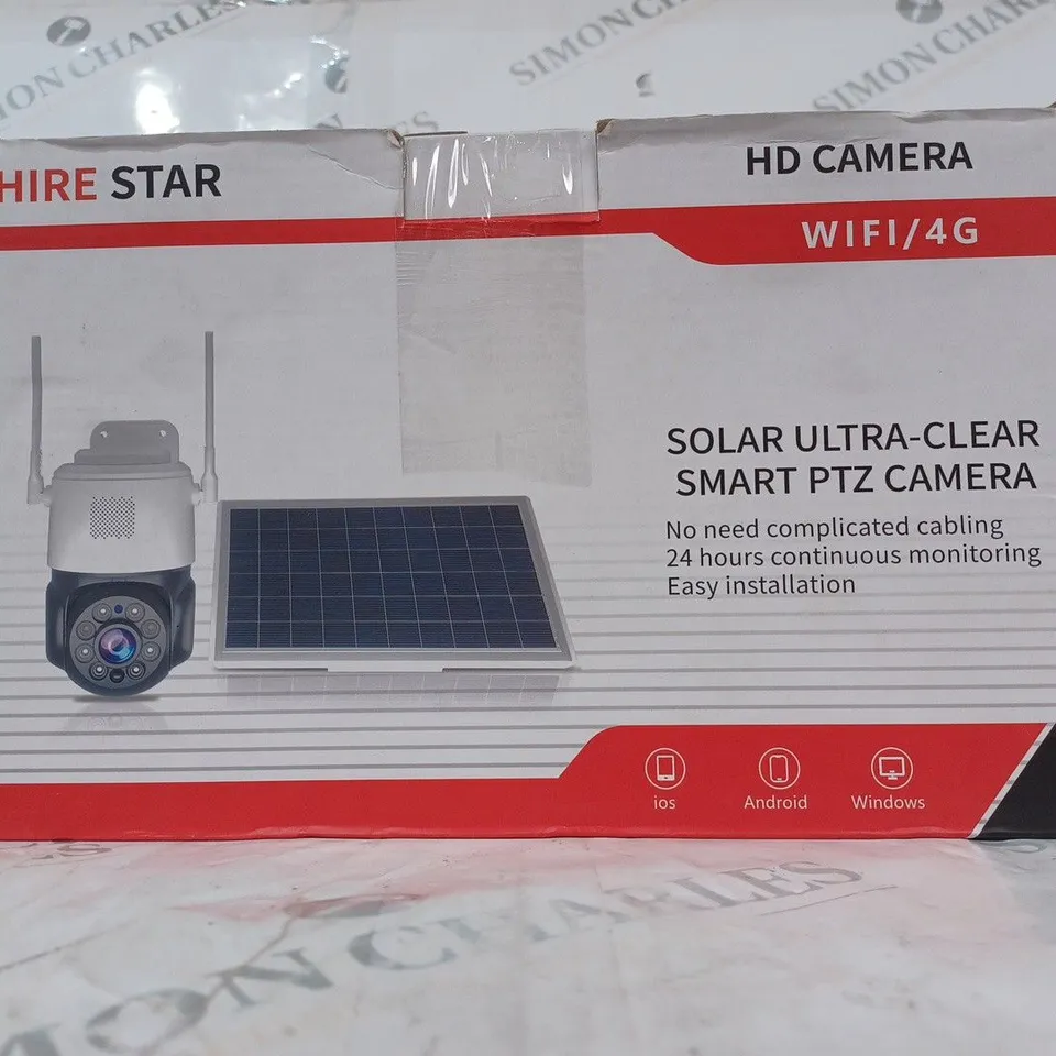 BOXED SHIRE STAR SOLAR HD PTZ CAMERA