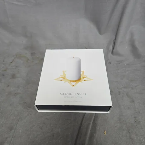 GEORG JENSEN CLASSIC COLLECTION STAR CANDLEHOLDER β 18K GOLD PLATED