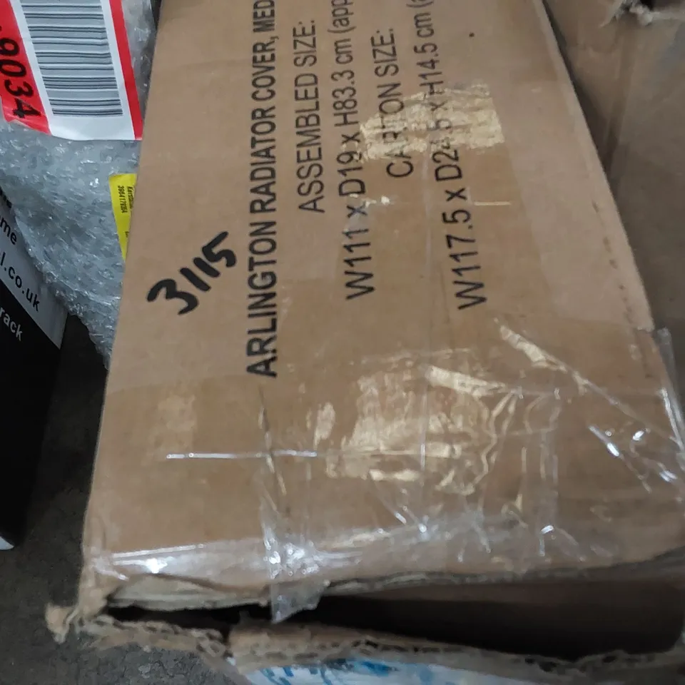 BOXED BEACSFIELD ARLINGTON RADIATOR COVER 111 X 19 X 83.3CM (1 BOX)