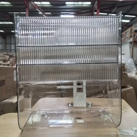 BOXED 3 DRAW SEE THROUGH MAKE-UP DRAW