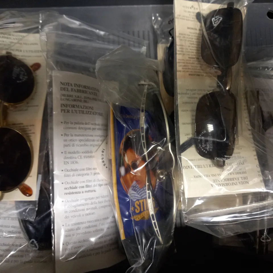 APPROXIMATELY 10 ASSORTED DE RIGO STING GLASSES TO INCLUDE MODELS 4276, 4231, 4360, 4298 ETC. 