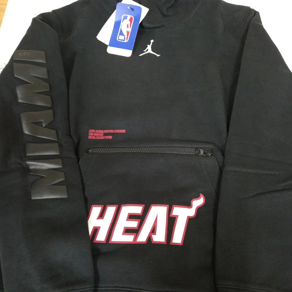 NBA MIAMI HEAT HOODIE STATEMENT EDITION SIZE MEDIUM