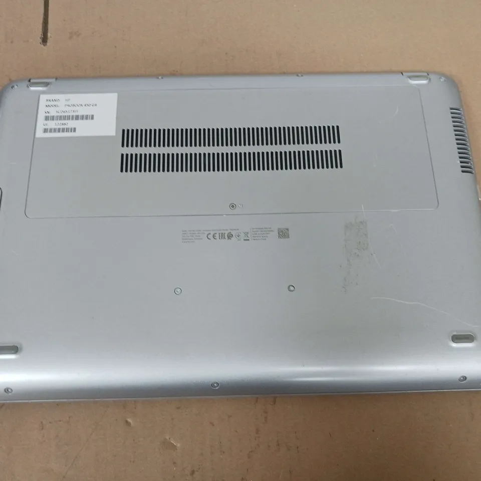 HP PROBOOK 450 G4 15 INCH I3-7100U 2.40GHZ