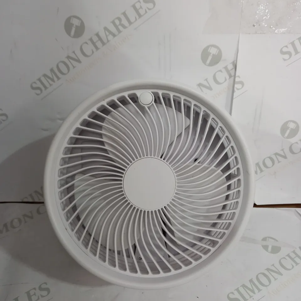 BELL & HOWELL OSCILLATING ADJUSTABLE FOLDING RECHARGEABLE STAND FAN